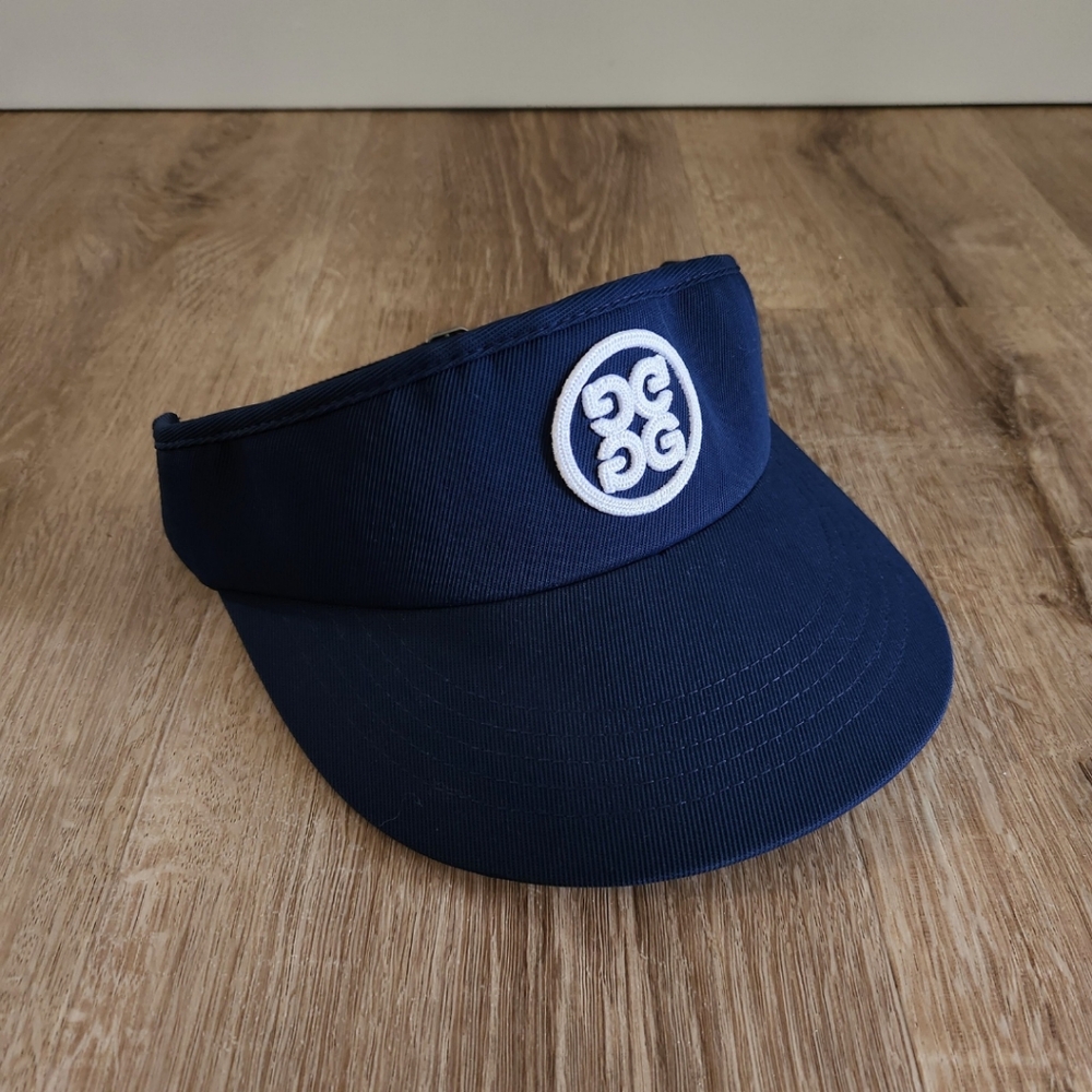 G/Fore Twilight Navy Blue Chainstitch Circle G's Visor Hat